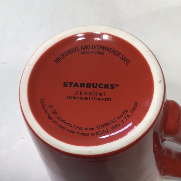 Pink heart Starbucks cup 16 oz RARE - Picture 8 of 9